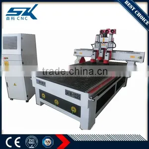 Three Spindle Wood Milling Machine SKW-1325 CNC Router Cnc Router Machine for Aluminum thumbnail-1