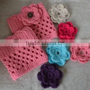 Varies Colors Flower Crochet Patterns for Knitted Leg Warmers thumbnail-2