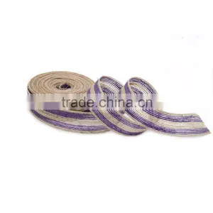 2.5cm*10m Natural Colourful Jute Ribbon thumbnail-4