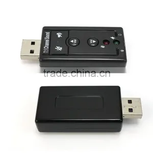 USB Virtual 7.1 Channel External Sound Card Audio Adapter thumbnail-1
