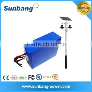 Customized Deep Cycle 12v 5ah Lithium Battery Pack for Solar Street Light/lamp thumbnail-1