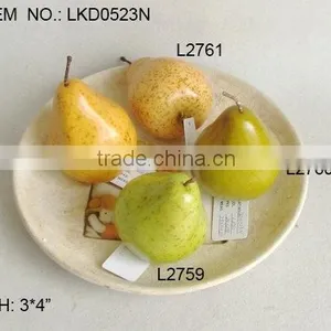Real Color Artificial Foam Pear Fruits in Assorted Size and Shapes for Display Decoration thumbnail-3