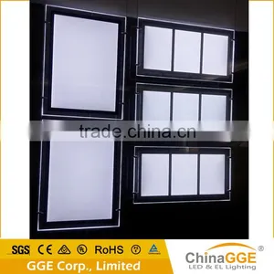Double Sides Real Estate Agent Sign LED Window Display Magnetic Light Pockets Shadow Box LED Light Kit thumbnail-6