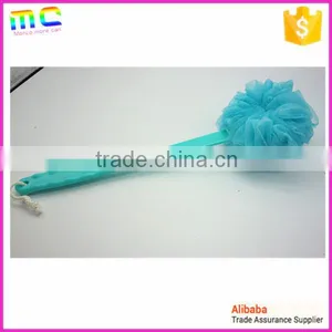 Colorful Plastic Long Hand Small Mesh Spa Back Bath Brush thumbnail-2