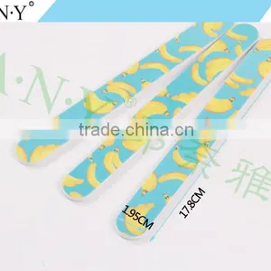 Nail Cure Polishing and Shaping Banana Printing Pattern Nail Files 100/180 Quality Choice thumbnail-2