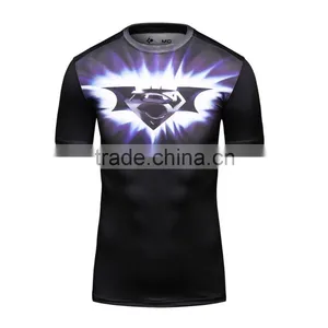 Women Custom Fashion T-shirt 3d Sublimation Printing Polyester t Shirt 2016 Wholesale Men Clothing thumbnail-2