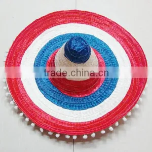 New Style Handmade Mini Mexican Sombrero Straw Hat Quality Choice thumbnail-3