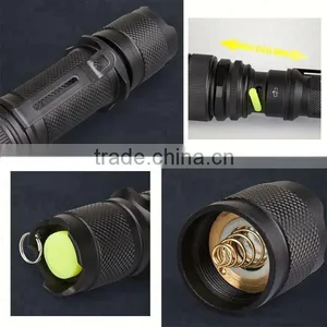 S16 Waterproof Rechargeable Zoom Dimmer High Power Hunting Torch thumbnail-2