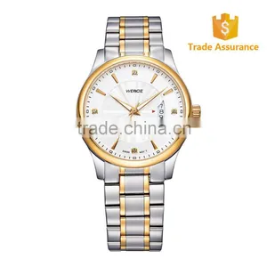 HOT SELLING!China Brand WEIDE Luxury Rose Gold Full Steel Waterproof Quartz Sports Men Watch 93005GG thumbnail-1