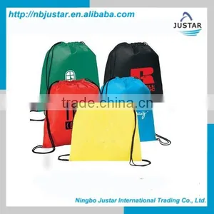 80g Nonwoven Fabric Wholesales Cheap Drawstring Promotional Gift Bags thumbnail-1