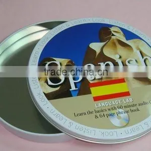 Round Tin CD Box thumbnail-1