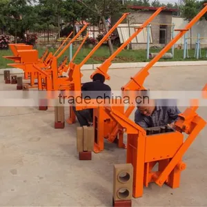 HR1-30 Manual Interlocking Brick Making Machine Hand Press Clay Brick Machine Low Cost Sand Soil Brick Machinery thumbnail-4