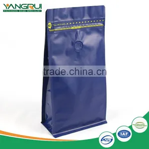Side Zipper Flat Bottom Bag Laminated Foil Pouch thumbnail-4