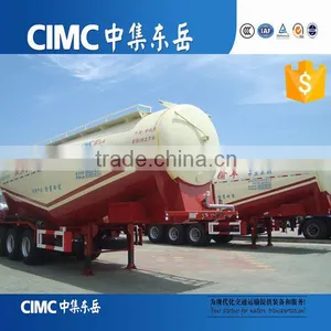 CIMC Dry Bulk Cement Trailer Supplying thumbnail-1