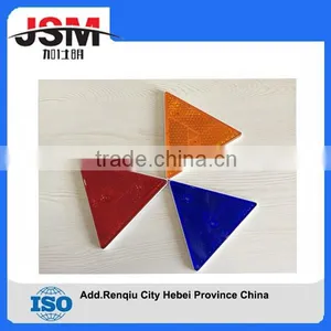 Top Sale Truck Triangle Colorful Plastic Warning Reflectors thumbnail-1
