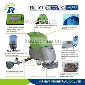Squeegee Length 890mm Vacuum Soak Scrubbing Machine Washing Cars Hand Propelled Washing Sucking Dry Machine thumbnail-4