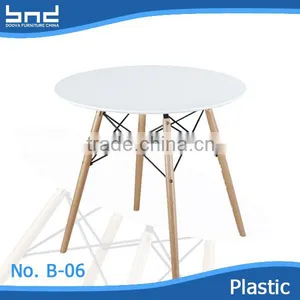 2016 Wood Round Table With Wood Legs thumbnail-1