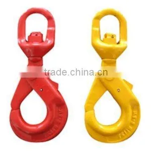 Hardware Forged Alloy Steel G80 Swivel Self-locking Hook thumbnail-1