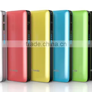 TRUSDA New Product Lithium Battery Charger Built in Cable Solar Power Bank 13000mAh With CE FCC ROHS thumbnail-1