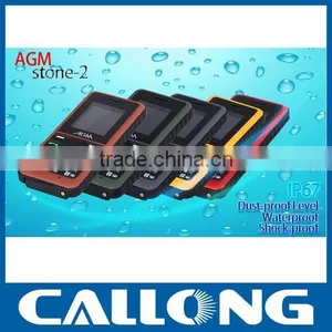 New Outdoor Cellphone AGM Stone -2 IP67 Waterproof Shockproof Dustproof GSM 4band Rugged Mobile Phone thumbnail-2