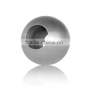 Stainless Steel 304 Satin Railing Handrail SOLID End Balls thumbnail-3
