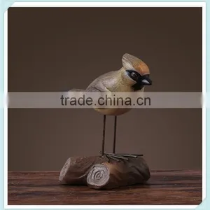 Resin Bird Figurine Bird Statue Love Birds for Indoor Home Decoration thumbnail-3