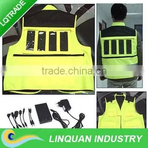 Solar Charger Vest / Rescue Vest / Reflective Vest / Solar Charger thumbnail-1