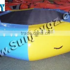 Lower Price Sunjoy Inflatable Floating Trampoline for Chliadren Adult 0.9 PVC in Stock thumbnail-5