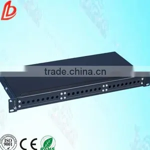 1U/2U 19" Rack Mount Fixed Fiber Optic Patch Panel/optic Distribution Frame thumbnail-2