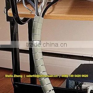 Computer Cable Protect Management / Cable Tidy / Cable Zipper / Cable Cover Extrusion Machine Production Line thumbnail-6