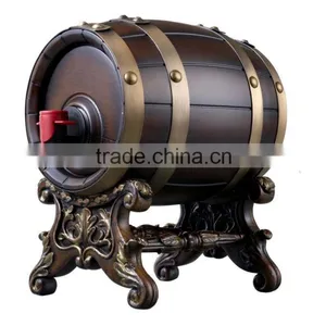 Portable New Style Wooden Barrel Drinks Dispenser thumbnail-1