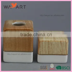 Wooden Design White Ceramic Fragrance Diffuser Wooden Sticks thumbnail-1
