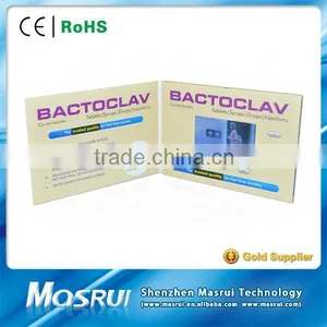 High Impact 4.3 Inch LCD /TFT Screen Video Greeting Card / Digital Business Card as Marketing Tool for Promotion thumbnail-1