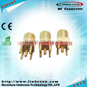 (Competitive Price) MCX Male Right Angle Crimp RG58 LMR195 RG142 RG400 RF Connector thumbnail-1