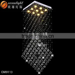 Chandelier Candle Light,european Glass Chandelier OMC1015- thumbnail-4