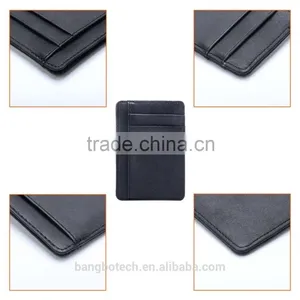 Multifunction Leather Card Bag With Money Compartment Card Holder thumbnail-6