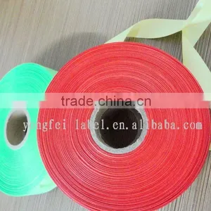 Cloth Barcode Printed Polyester Satin Ribbon thumbnail-1