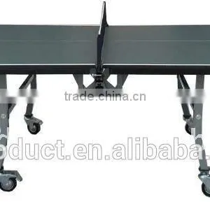 Factory Promotion High Quality 18mm MDF Standard Size Moveable Foldable Table Tennis Table thumbnail-1