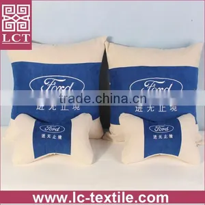Supply 2015 New Arrival Two Tone Color Design Super Soft Suede Car Cushion With Branding Embroidery for Promotion(LCTP0079) thumbnail-4