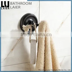 Customized Direct Marketing Factory Zinc Alloy ORB Finishing Bathroom Sanitary Items Wall Mounted Robe Hook thumbnail-1
