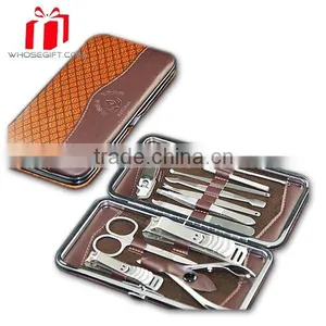 Hot Selling Fashionable 12pcs Nail Care Manicure Set/snake Pattern Bag Pedicure Kit/nail Beauty Sharper Kit At High Quality thumbnail-1