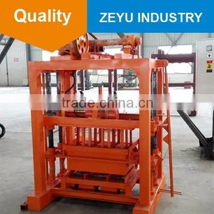 QT4-40 Concrete Block Machinery Building Material Brick Machinery Brick Making Machinery Price for Africa thumbnail-1