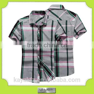 Custom Red Stripe Men's Cotton Long Sleeve Casual Shirt thumbnail-3