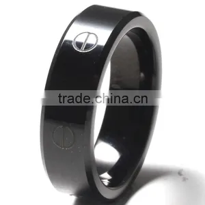 Wholesale Fashion Jewelry Grooved Tungsten Carbide Wedding Rings thumbnail-3