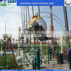 Stainless Steel Garden Hollow Ball thumbnail-1