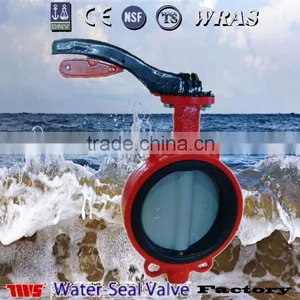DN40-DN600 PN10/16 Nylon Coated Butterfly Valve thumbnail-1