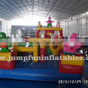13mL*5mW Large Inflatable Castle/Giant Jumping House Amazing Inflatable Obstacle Course Entertainment Park thumbnail-3