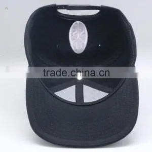 New Arrival Custom Multicolor 3D Puff Embroidery Snapback Black thumbnail-6