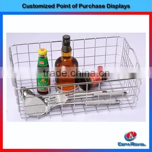 Hot Sale Kitchen Metal Wire Mesh Hanging Fruit Basket thumbnail-1