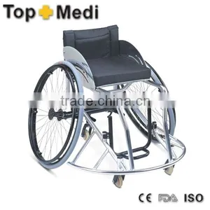 Rehabilitation Therapy Supplies Guangzhou Topmedi Aluminum Basketball Wheelchair For Sports thumbnail-1